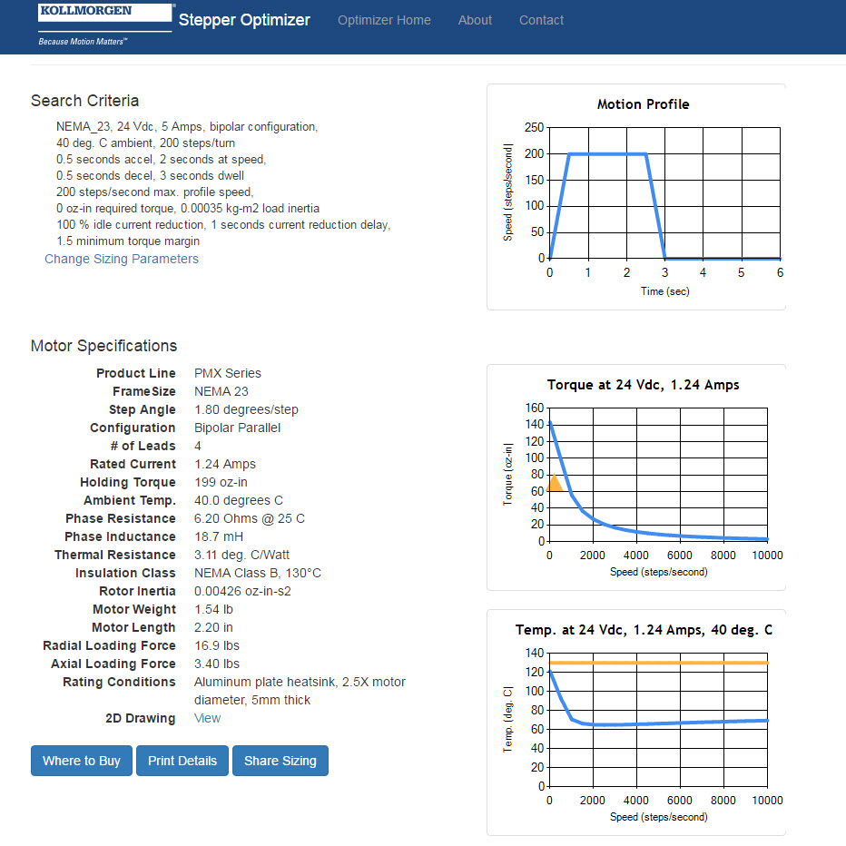 Stepper Optimzer Details